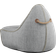 SACKit Cobana Lounge Chair & Pouf Sand Melange Sittsäck