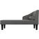 vidaXL Chaise Dark Gray Sofa 120cm 1-Sitzer