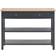 vidaXL 110x35x80cm Black/Wood Sideboard 110x80cm