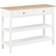 vidaXL 110x35x80cm White/Wood Skænk 110x80cm