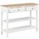 vidaXL 110x35x80cm White/Wood Skænk 110x80cm