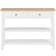 vidaXL 110x35x80cm White/Wood Skænk 110x80cm