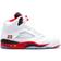 Nike Air Jordan 5 Retro M - White/Fire Red/Black