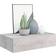 vidaXL 330252 Concrete Grey Estantería de Pared 40cm 2pcs