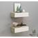 vidaXL 330250 Oak/White Vägghylla 40cm 2st