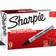 Sharpie Permanent Markers Chisel Tip Black 12-Pack