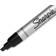 Sharpie Permanent Markers Chisel Tip Black 12-Pack