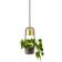 Bloomingville Gullak Gold/Black Lampada a Sospensione 10cm