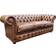 Chesterfield Antique Tan Sofa 200cm 3 Seater