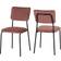 SECONIQUE Sheldon Pink Kitchen Chair 84.5cm 4pcs