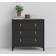 Furniture To Go Barcelona Matt Black Chest of Drawer 82.1x79.7cm