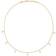 Carolina Gynning Time To Glow Necklace - Gold/Transparent