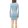 MUGLER Seamless Panelled Minidress - Blue