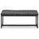 Julian Bowen Soho Grey/Black Sittbänk 121x47cm