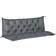 OutSunny Bench Cushion Grey Cuscino per sedia Grigio (98x150cm)