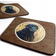 Caroline's Treasures Curly Coated Retriever Foam Coaster 4pcs