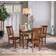 International Concepts Solid Wood Espresso Dining Set 30x30" 5