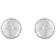 s.Oliver Stud Earrings - Silver/White/Transparent