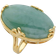 PalmBeach Cocktail Ring - Gold/Green