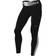 Nike Pro Women's Mid-Rise 7/8 Leggings - Black/Metallic Silver