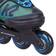 K2 Kinder Inlineskates Velocity JR B - Green/Blue/Black