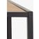 Nordform August Matt Black/Matt Wild Oak Hat Shelf 77x22cm