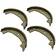 Mapco 8844 bromsbackar, 4 stycken