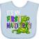 Inktastic My 1st Mardi Gras Cute Alligator With Beads Baby Bib