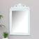 Melody Maison Antique White Wall Mirror 36.5x55.5cm