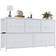 OLIXIS 5 Organizer Closet White Chest of Drawer 39.4x20.9"