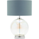 BHS Metro Iridescent Nickel/Grey Table Lamp 57cm