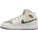 Nike Air Jordan 1 Mid SE GS - Sail/Metallic Gold/Flat Pewter
