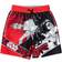 Star Wars Big Kid's Darth Vader Stormtrooper Swim Rash Guard Swim Trunks - Black/Red