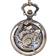 AAKG Vintage Hollow Zodiac Necklace Pocket Watch