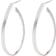 Pernille Corydon Oval Creoles - Silver