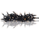 Groundwork Chrissline Extra Black Lyskæde 50 Pærer
