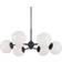 Halo Design Atom Large Opal/Black Pendel ∅ 57cm