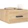 vidaXL Bedside Sonoma Oak Wall Cabinet 35x20cm