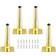 Seimneire Straight conical Gold Table Leg 15.2cm 4pcs