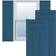 Ekena Millwork TFP101BBF16X044HB PVC Window Shutter