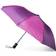 Totes Recycled Canopy Auto Open Rain Umbrella Purple/Multi