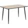 Nordform Wilma Natural/Black Matbord 80x120cm