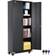 VEVOR Locking with Wheels Black Opbevaringsskab 80x188.5cm