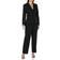 Le Suit Le Suit Women's Jacket/Pant Suit, Black