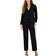 Le Suit Le Suit Women's Jacket/Pant Suit, Black