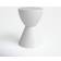 AllModern Durant Drum White Small Table 11.8"