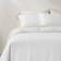 Casaluna Heavyweight Linen Blend Bedspread White (243.8x233.7cm)