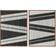 Home ESPRIT Stripes White/ Black Bild 60x60cm 2Stk.