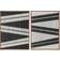 Home ESPRIT Stripes White/ Black Tavla 60x60cm 2st
