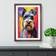 Marlow Home Co Schnauzer Pop Walnut Framed Art 46x64cm